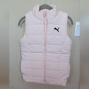 Girls Puma puffer vest